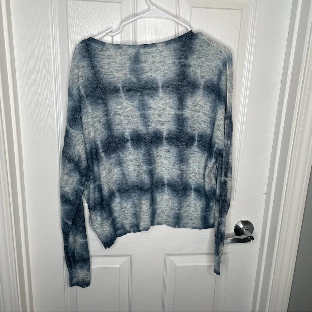 Pilcro from Anthropologie Tie-Dye Cardigan Linen Blend Oversized XS - Picture 4 of 13